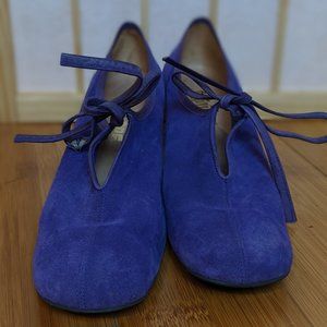 8.5 Purple Suede Philippe Vintage Heels